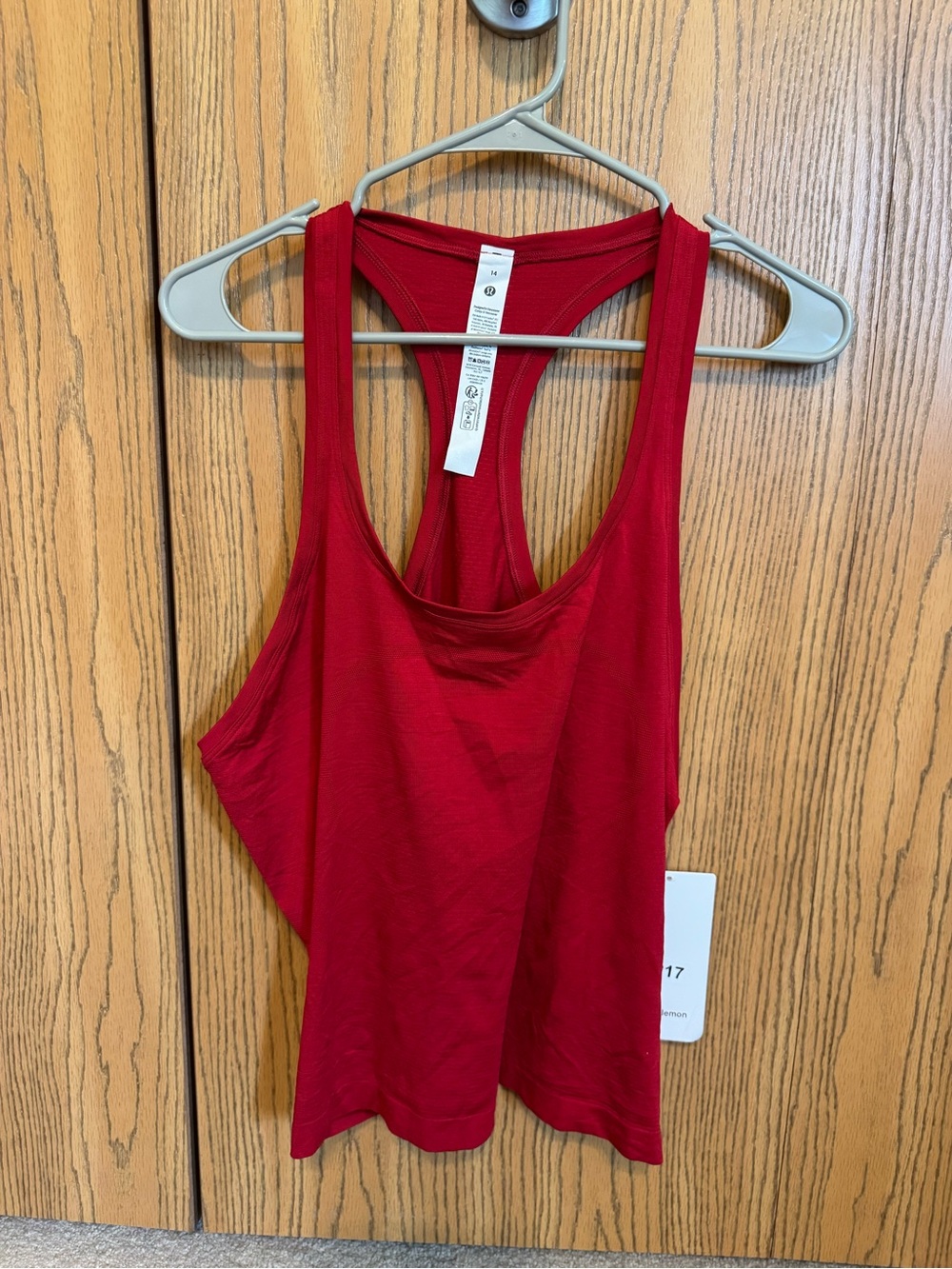 Lululemon Swiftly Tech Racerback Tank Top 2.0 *Race Length - Dark Red